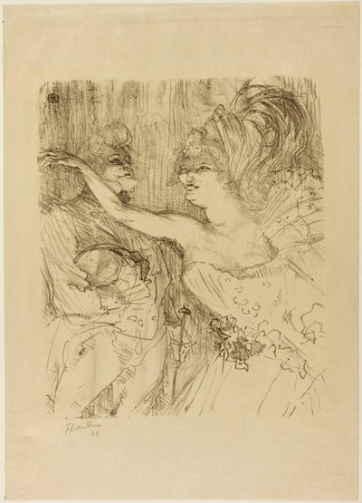 Guy et Mealy, dans "Paris qui Marche" - Henri de Toulouse-Lautrec