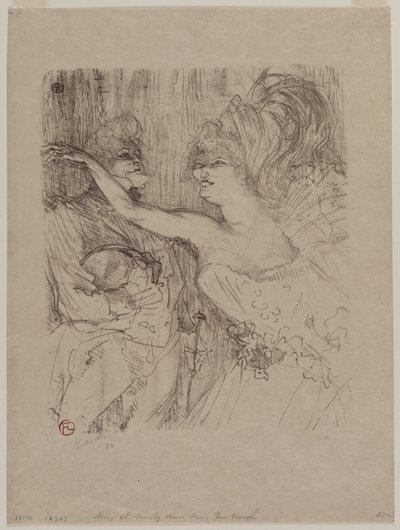 Guy et Mealy, dans « Paris qui Marche » - Henri de Toulouse-Lautrec