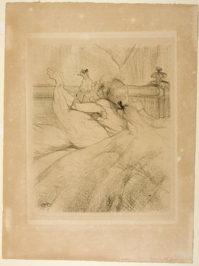 Au lit - Henri de Toulouse-Lautrec