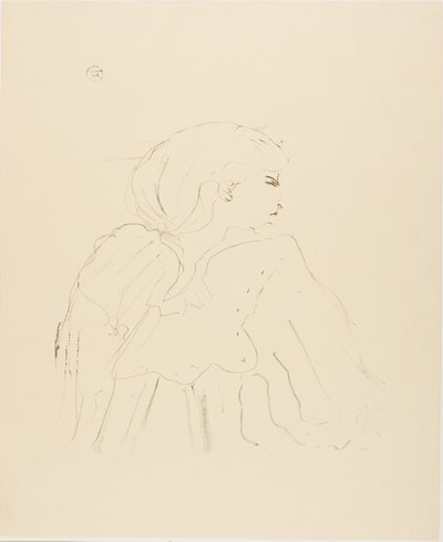 Jane Hading, de Treize Lithographies - Henri de Toulouse-Lautrec