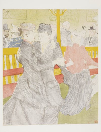 La Danse au Moulin Rouge - Henri de Toulouse-Lautrec