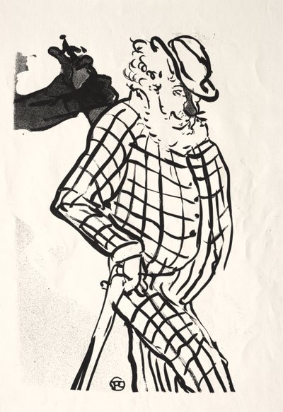 Le Café-concert : Chanteur américain - Henri de Toulouse-Lautrec