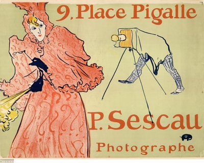 Le photographe Sescau - Henri de Toulouse-Lautrec