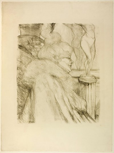 Sortie du théâtre - Henri de Toulouse-Lautrec