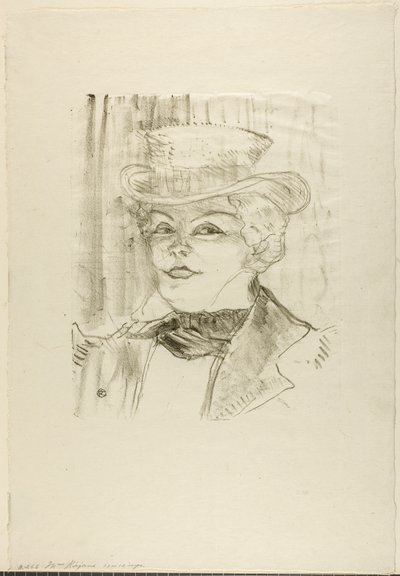 Madame Réjane - Henri de Toulouse-Lautrec