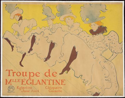 La troupe de Mademoiselle Eglantine - Henri de Toulouse-Lautrec