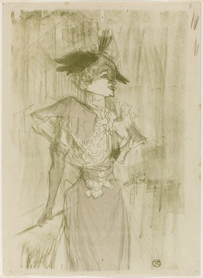 Mademoiselle Marcelle Lender, debout - Henri de Toulouse-Lautrec