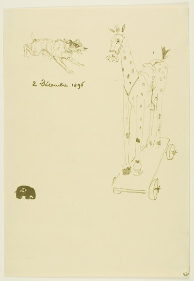 Menu Sylvain - Henri de Toulouse-Lautrec