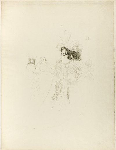 Mademoiselle May Belfort au Bar Achille - Henri de Toulouse-Lautrec