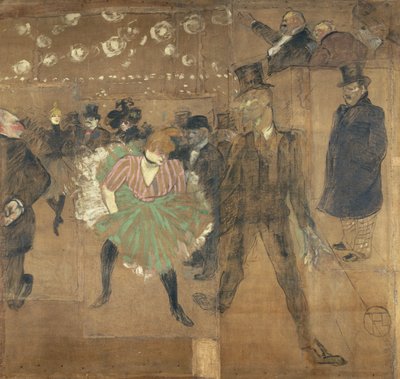Panneaux pour la baraque de la Goulue, à la Foire du Trône à Paris - Henri de Toulouse-Lautrec