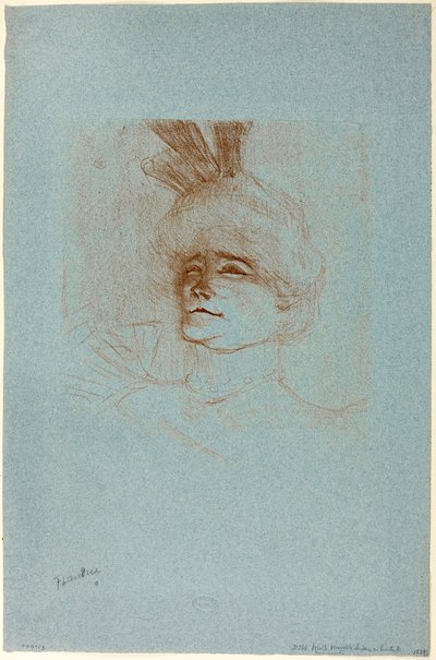 Portrait de Mademoiselle Marcelle Lender, vue de trois quarts - Henri de Toulouse-Lautrec