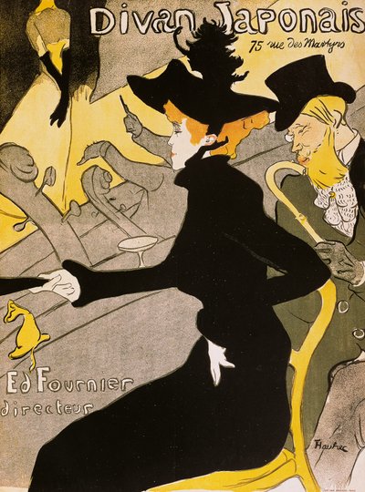 Affiche pour Divan Japonais - Henri de Toulouse Lautrec