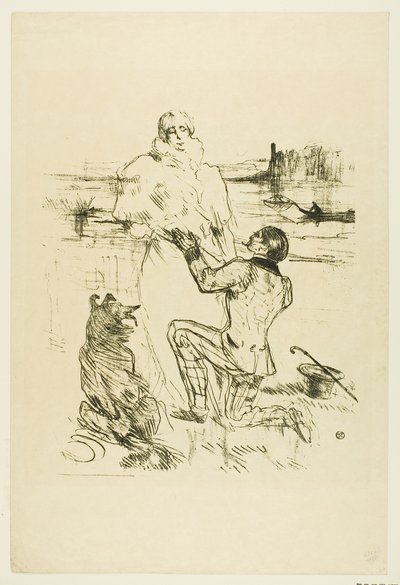 Proposition (première planche) - Henri de Toulouse-Lautrec
