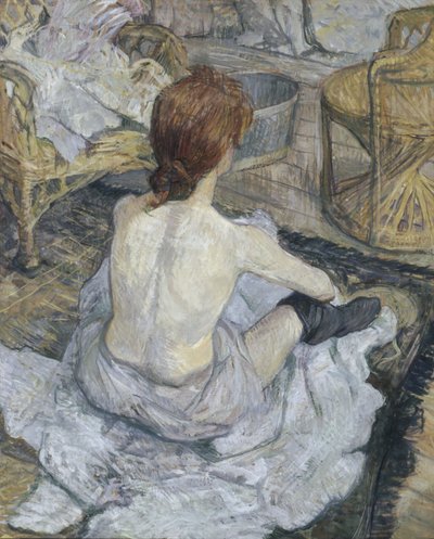 Rousse, dit aussi La Toilette - Henri de Toulouse-Lautrec