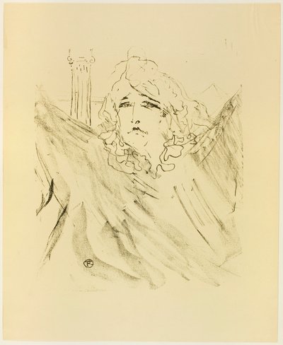 Sarah Bernhardt, de Treize Lithographies - Henri de Toulouse-Lautrec