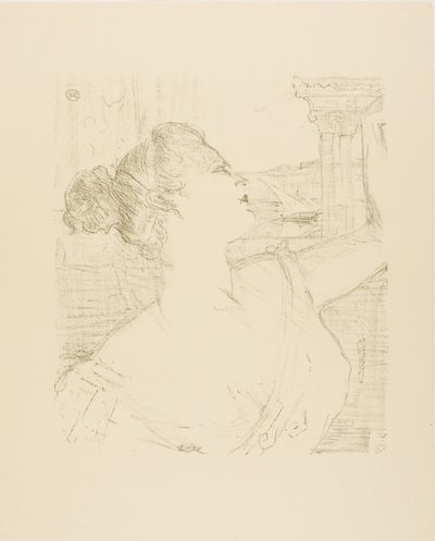 Sybil Sanderson, de Treize Lithographies - Henri de Toulouse-Lautrec