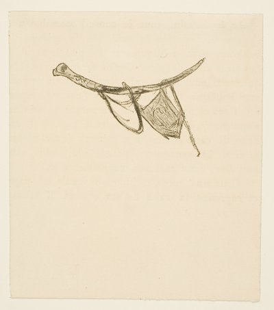 Cul-de-lampe de Au Pied du Sinaï - Henri de Toulouse-Lautrec