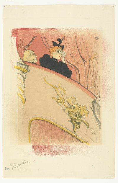 La boîte avec le masque doré - Henri de Toulouse Lautrec