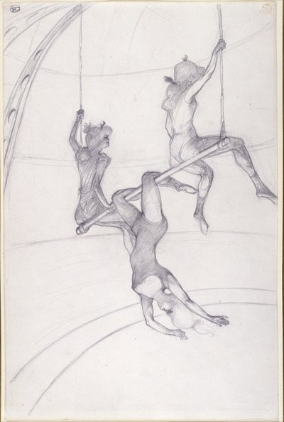 Le trapèze volant - Henri de Toulouse Lautrec