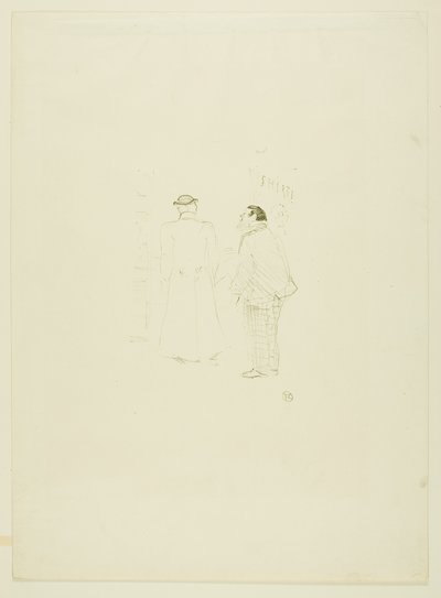 Le chef vendeur chez Jourdan et Brown - Henri de Toulouse-Lautrec