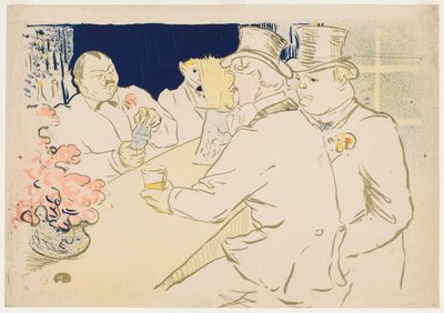 Le bar irlandais et américain, Rue Royale - Henri de Toulouse-Lautrec