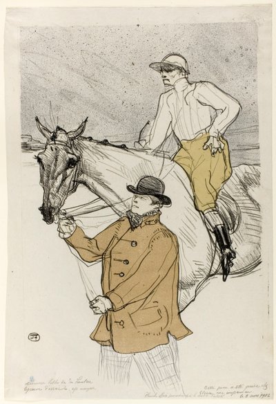 Le Jockey allant au poteau - Henri de Toulouse-Lautrec