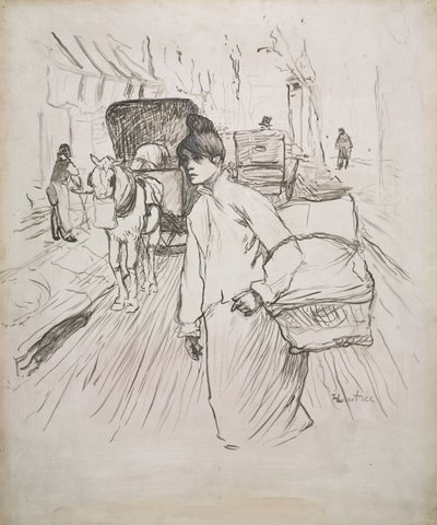 La Blanchisseuse - Henri de Toulouse-Lautrec