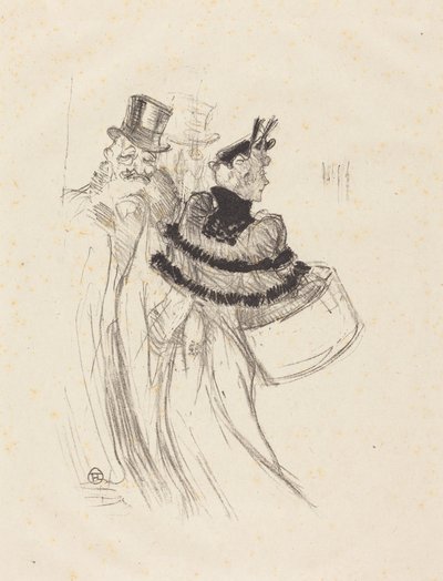 The Old Gentlemen (Les vieux messieurs) - Henri de Toulouse-Lautrec