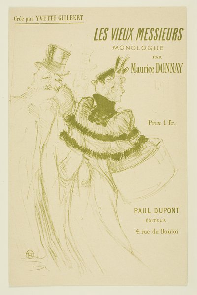 Les Vieux Messieurs - Henri de Toulouse-Lautrec