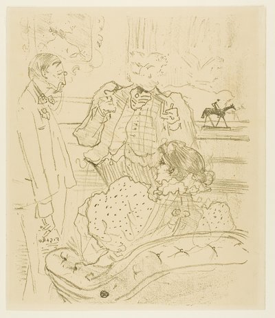 Le serment - Henri de Toulouse-Lautrec