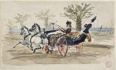 La Promenade des Anglais à Nice - Henri de Toulouse Lautrec