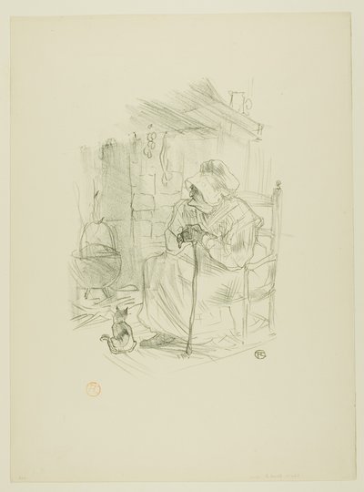 The Secret, from Mélodies de Désiré Dihau - Henri de Toulouse-Lautrec