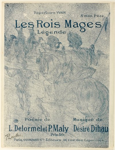 Les trois rois mages - Henri de Toulouse-Lautrec
