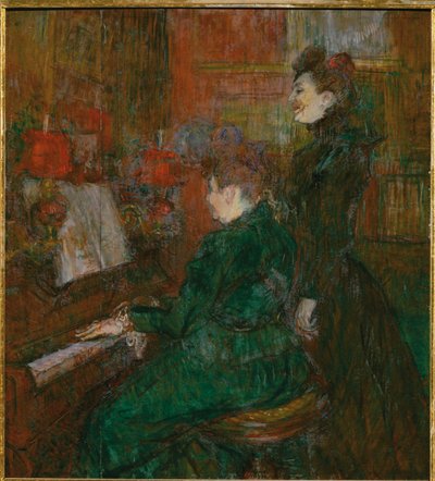 La leçon de chant - Henri de Toulouse-Lautrec