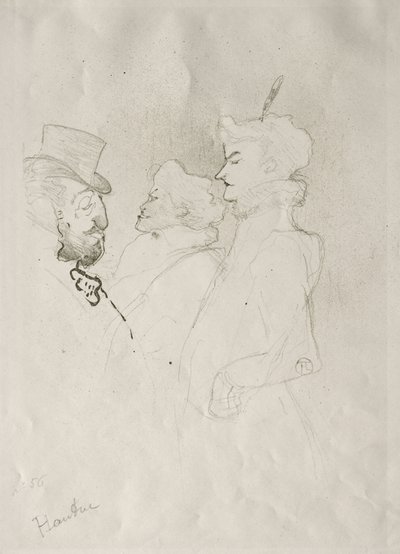 Pourquoi pas ? Une fois ne constitue pas une habitude - Henri de Toulouse-Lautrec