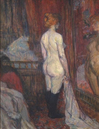 Femme devant un miroir - Henri de Toulouse Lautrec