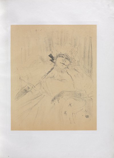 Yvette Guilbert-Série anglaise: Chanson ancienne - Henri de Toulouse-Lautrec