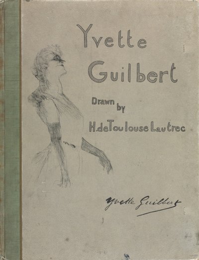 Yvette Guilbert-Série anglaise: Couverture - Henri de Toulouse-Lautrec