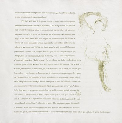 Yvette Guilbert - Série française : N° 7 - Henri de Toulouse-Lautrec