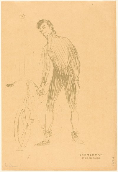 Zimmerman et sa machine - Henri de Toulouse-Lautrec