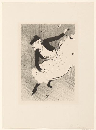 Portrait de la chanteuse Edmée Lescot (Le café-concert) - Henri de Toulouse Lautrec (signed by artist)