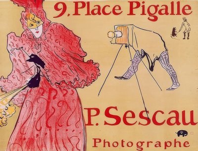 9. Place Pigalle - P. Sescau, Photographe - Henri de Toulouse Lautrec
