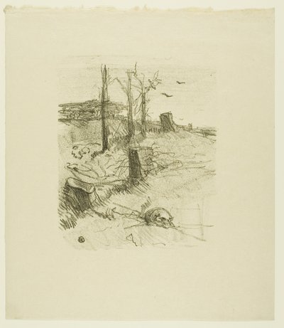 Un cimetière en Galicie, de Au Pied du Sinaï - Henri de Toulouse Lautrec