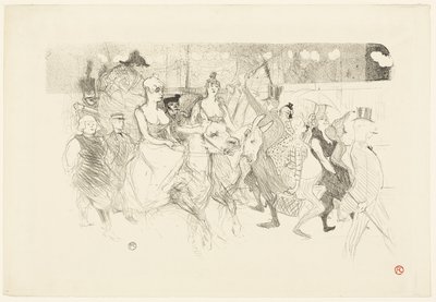 Une soirée de gala au Moulin Rouge - Henri de Toulouse Lautrec