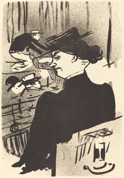 Une spectatrice, 1893 - Henri de Toulouse Lautrec