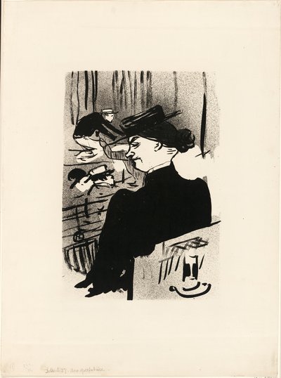 Un spectateur, du Café-Concert - Henri de Toulouse Lautrec