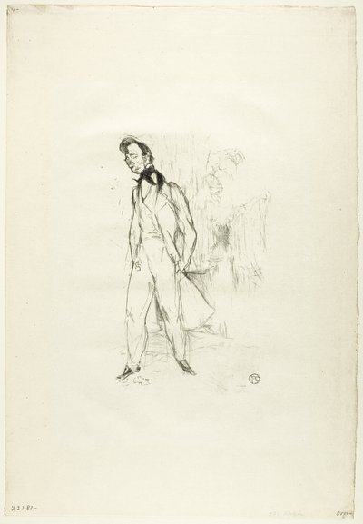 Adolphe ou Le Jeune Homme Triste - Henri de Toulouse Lautrec