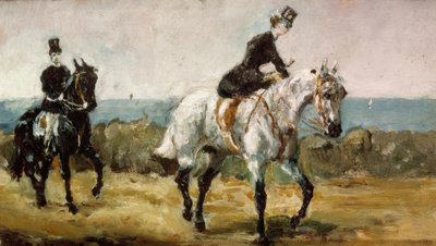 Amazone suivie de son groom - Henri de Toulouse Lautrec