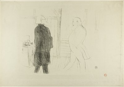Antoine et Gémier, dans Une Faillite - Henri de Toulouse Lautrec