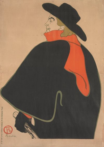 Aristide Bruant, dans son cabaret - Henri de Toulouse Lautrec
